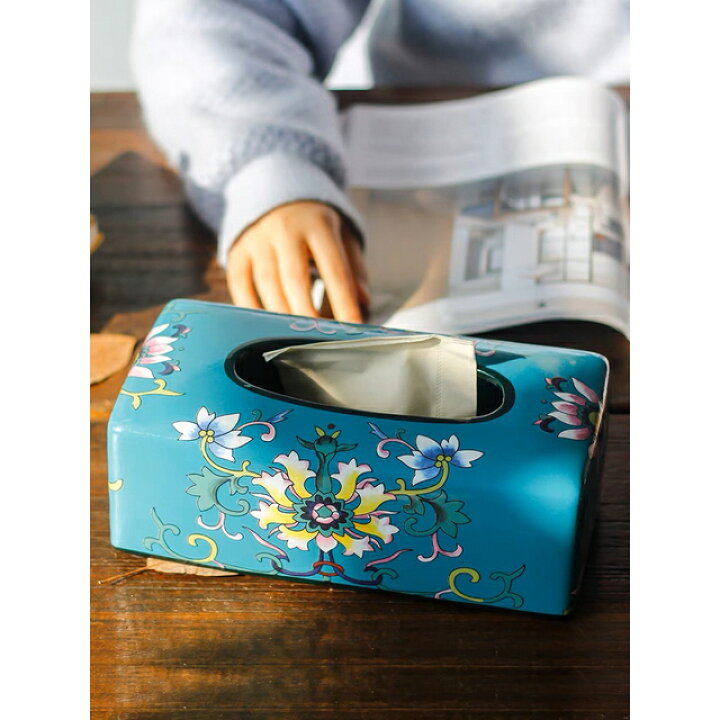 楽天市場】A018646高級感のある ティッシュケース 陶器ティッシュ  