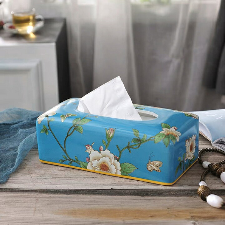 楽天市場】A018653高級感のある ティッシュケース 陶器ティッシュ  