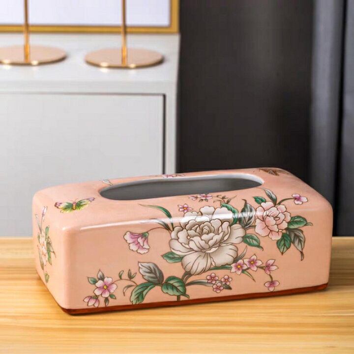 楽天市場】A018659高級感のある ティッシュケース 陶器ティッシュ  