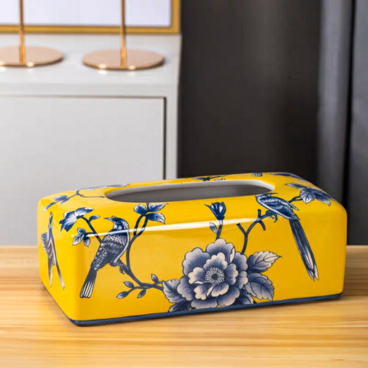 楽天市場】A018661高級感のある ティッシュケース 陶器ティッシュ  