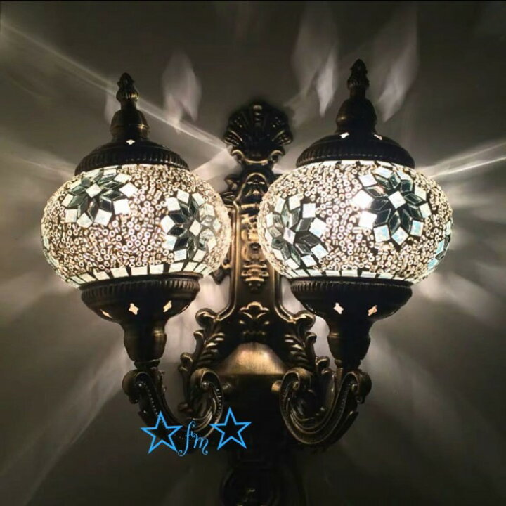 楽天市場】A054124ボヘミア調 トルコ モロッコ風 壁掛け照明  