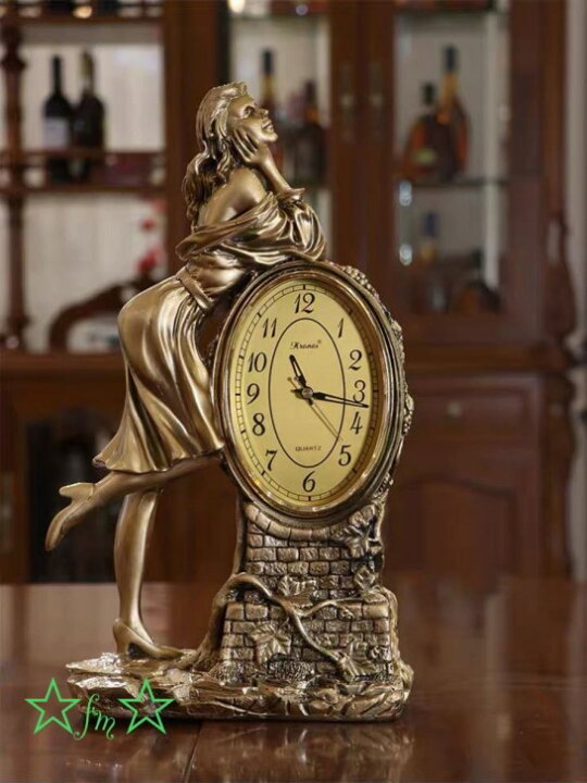 楽天市場】テーブルクロック 置き時計 クロックアラーム ．上品振り  