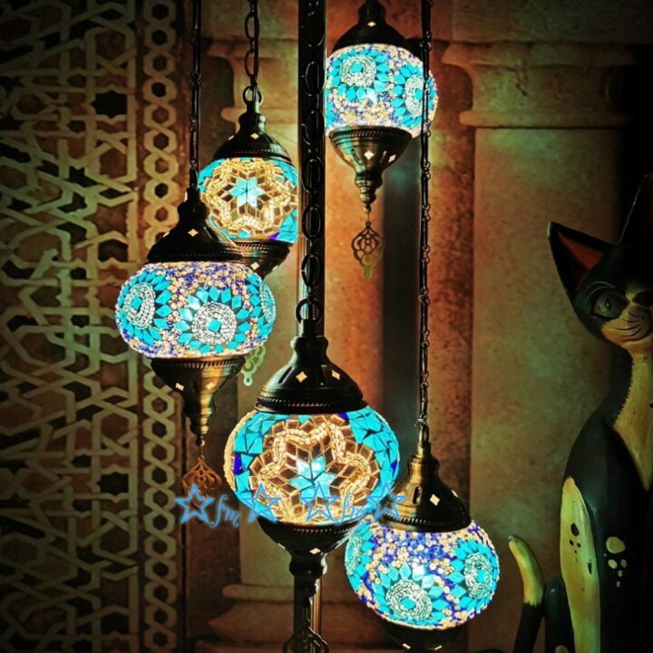 楽天市場】A0039475灯モザイクランプ フロアスタンド トルコランプ  