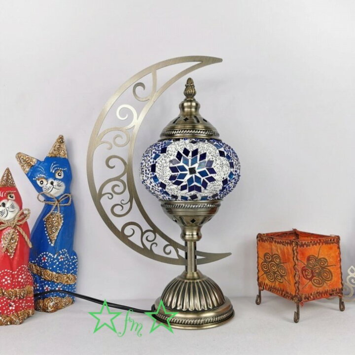 楽天市場】A055175ボヘミア調トルコテーブルランプ モロッコ風照明  