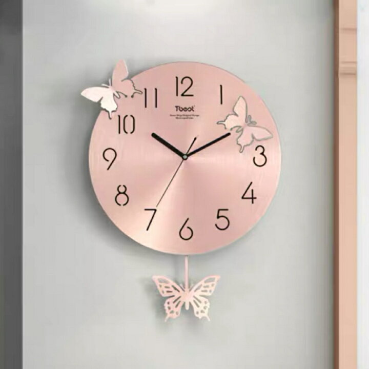 楽天市場】A031890高級感豪華時計 ．壁掛け時計．静音 ちょうちょう  