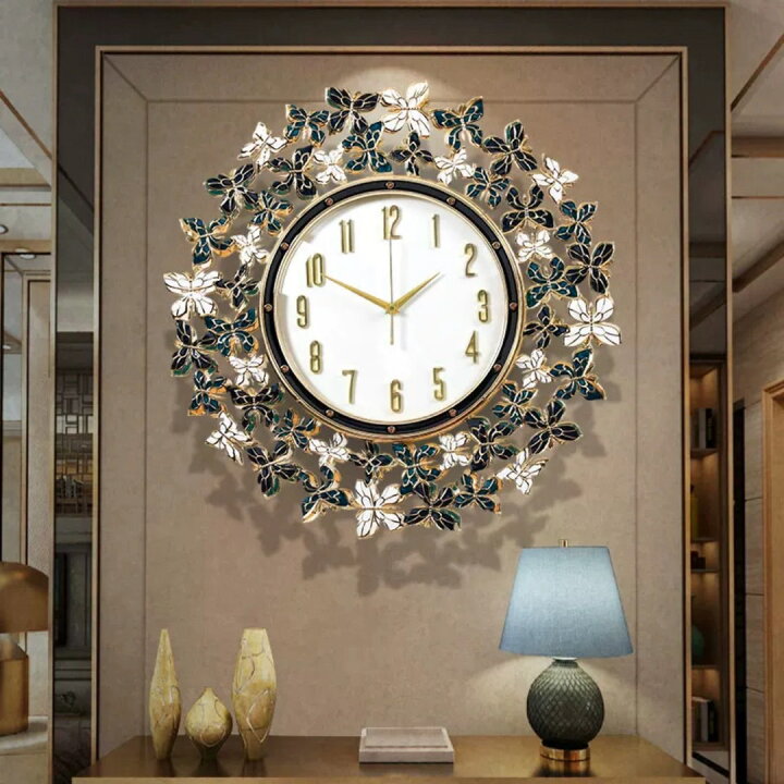 楽天市場】A032222高級壁掛けクロック 壁掛け時計 かけ時計  