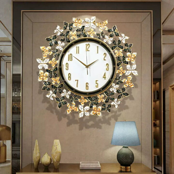 楽天市場】A032223高級壁掛けクロック 壁掛け時計 かけ時計  