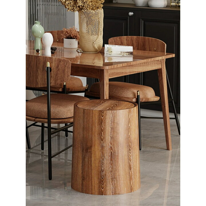 楽天市場】A037738ごみ箱 ゴミ箱 木調 インテリア収納 キッチン用品  