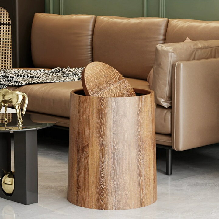 楽天市場】A037738ごみ箱 ゴミ箱 木調 インテリア収納 キッチン用品  