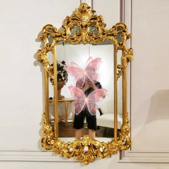 豪華鏡 アンティーク調 壁掛け鏡 壁掛け ．壁掛けミラー ウォール  