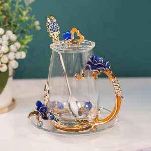 A038570高級ティー・コーヒーカップソーサーセット ガラスカップ1客