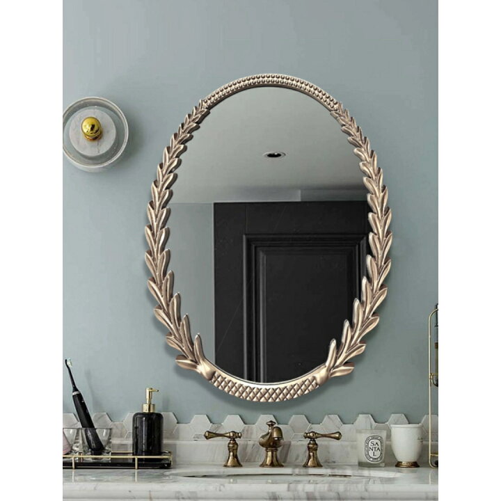 楽天市場】A038916高級感 豪華鏡 アンティーク調 壁掛け鏡 壁掛け  