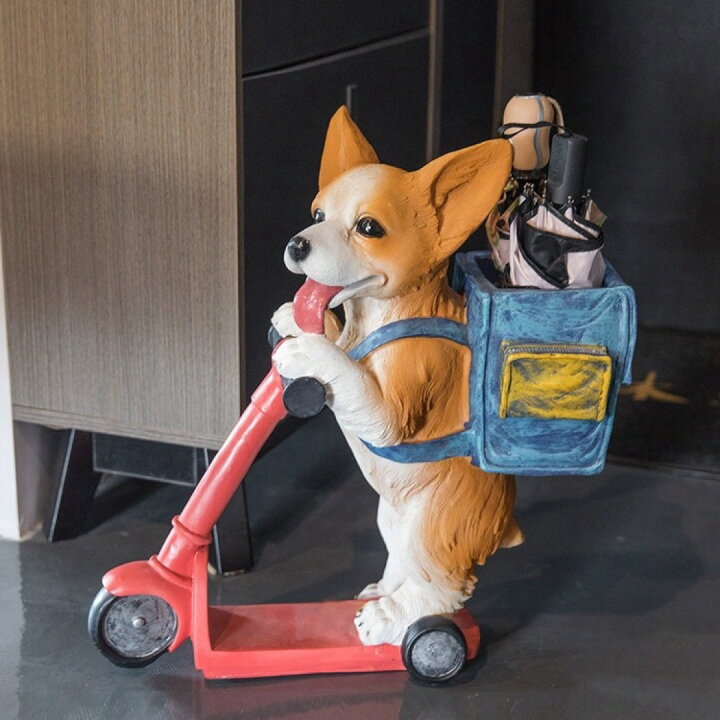 楽天市場】A034109新品 収納 置物 植木鉢 盆栽工芸品 コーギー犬雑貨  