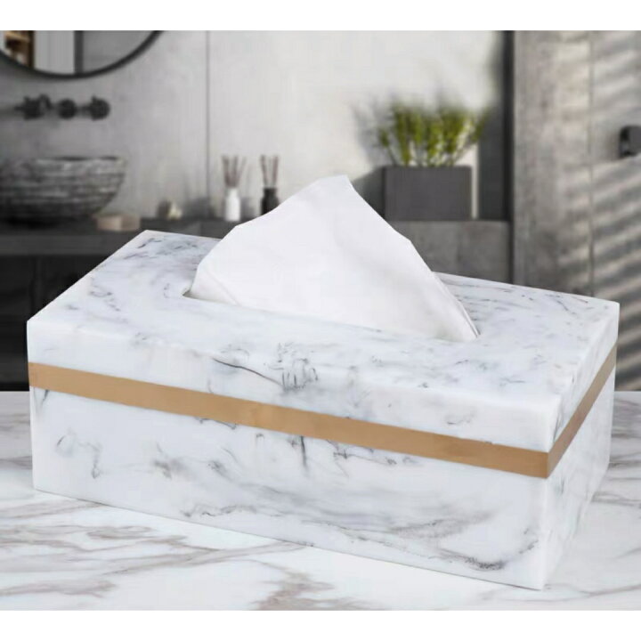 楽天市場】A034112大理石調 高級感ティッシュケース ．ティッシュ  