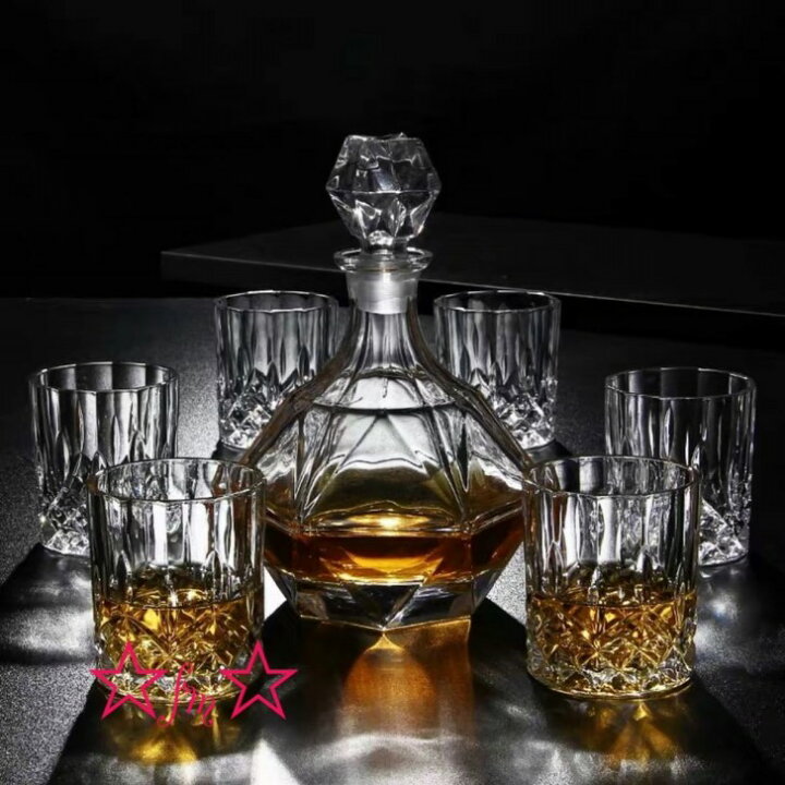 楽天市場】高級デカンタとグラスセット ガラス食器 ウイスキーグラス 