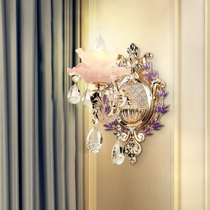 高級洋風 水晶ブラケットライト 壁掛け灯インテリア照明 壁掛け灯 玄関  