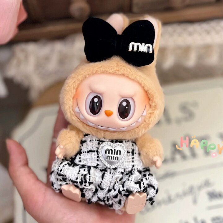 楽天市場】A034266新品2点セット ワンピースlabubuラブブぬいぐるみ服 