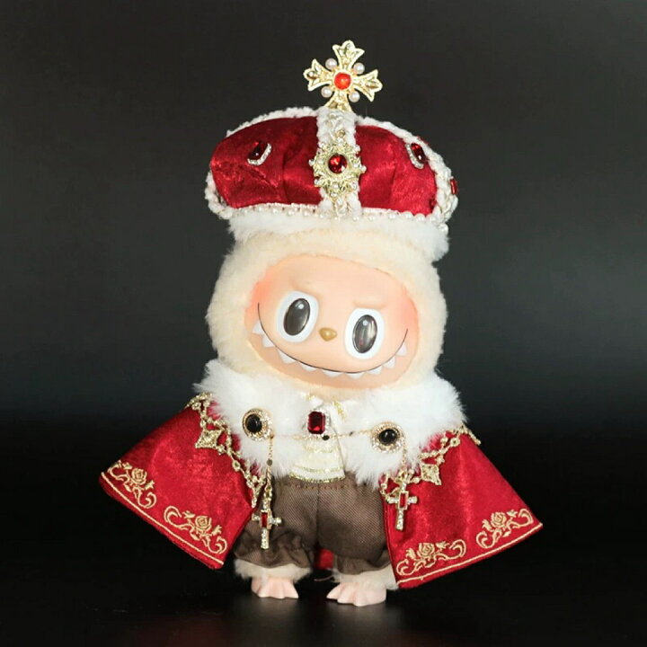楽天市場】a063254新品6点セットキング王様labubuラブブぬいぐるみ服 