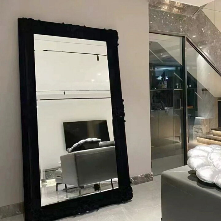 楽天市場】a063809高級感 全身ミラー 豪華鏡 全身鏡 姿見鏡  