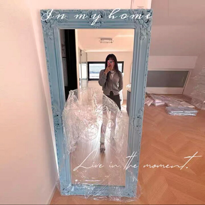 楽天市場】a063809高級感 全身ミラー 豪華鏡 全身鏡 姿見鏡  