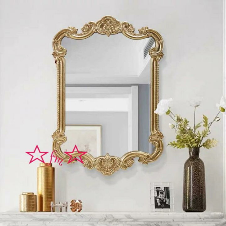 壁掛け鏡 壁掛け 壁掛けミラー ウォールミラ 60x90cm 高級豪華鏡  