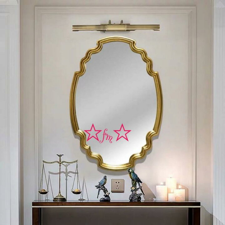 壁掛け鏡 壁掛け 壁掛けミラー ウォールミラ 60x90cm 高級豪華鏡  