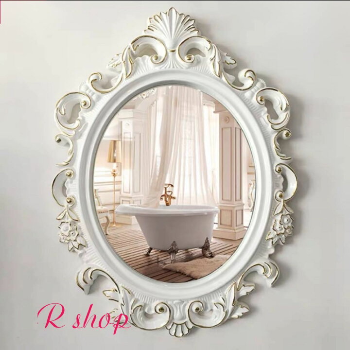 楽天市場】A048859大型ミラー吊鏡 壁掛け鏡 壁掛けミラー 豪華ウォール  