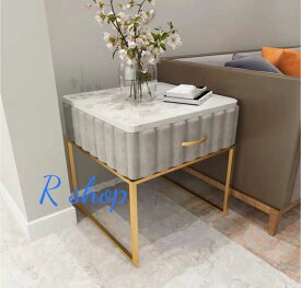 寝室用テーブル 飾り台 ローテーブル 人造大理石センターテーブル サイドテーブル ミニテーブル コーヒーテーブル 色選択可能