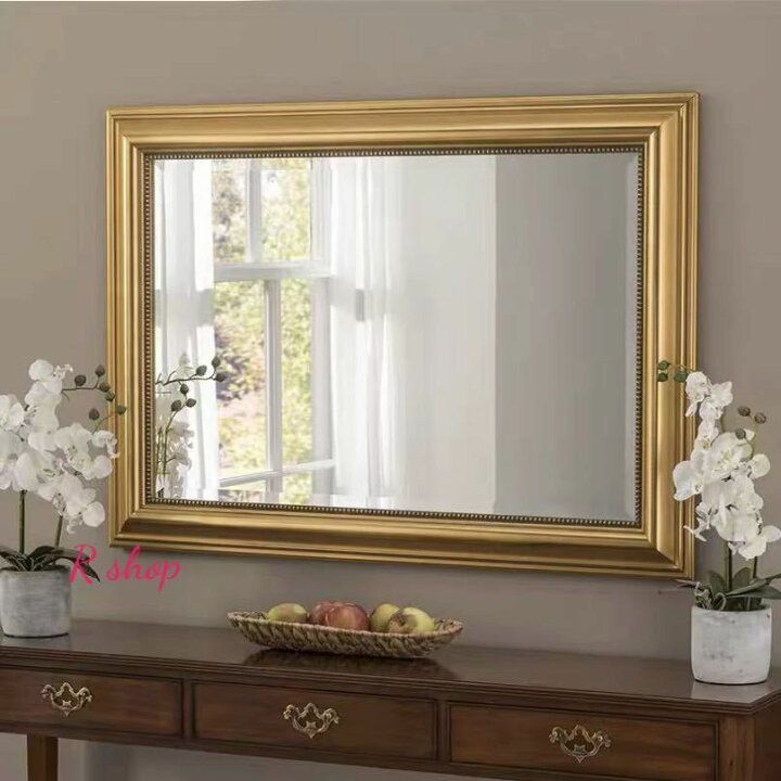 楽天市場】A040906大型ミラー吊鏡 ．壁掛け鏡 壁掛けミラー 豪華  