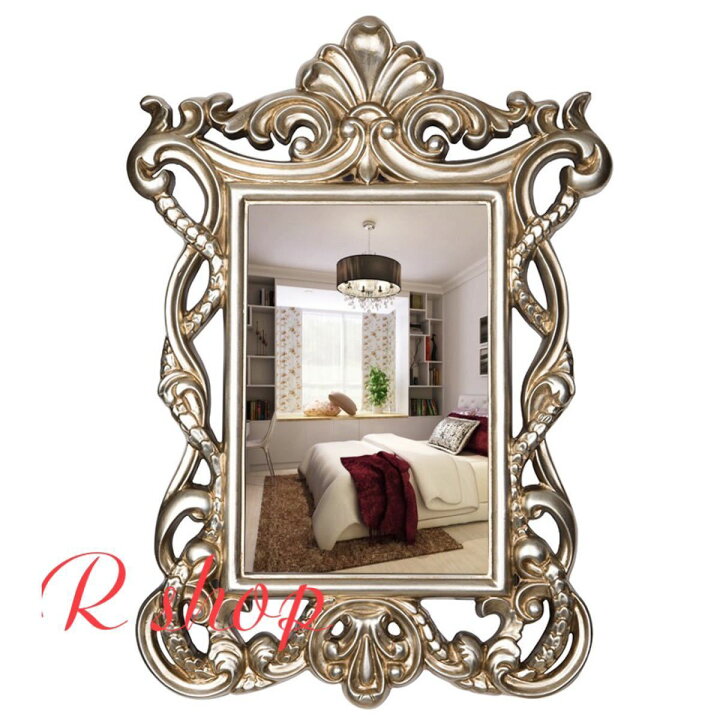 大型ミラー吊鏡 ．壁掛け鏡 壁掛けミラー 豪華ウォールミラ 高級豪華鏡  