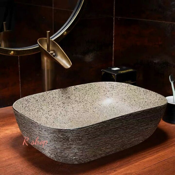 楽天市場】高級置き型洗面ボウルセット 手洗い器 デザイン 陶磁器 