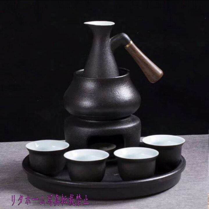 楽天市場】A022423酒器8点セット 陶器 酒燗器付き 徳利 熱燗 冷酒 高級 