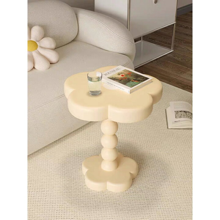 楽天市場】A037541飾り台 おしゃれ花形ローテーブル センターテーブル  