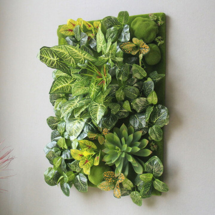 楽天市場】A059652T1壁飾り 人工観葉植物 壁掛けインテリア  