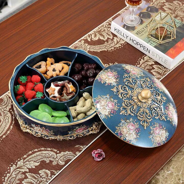 楽天市場】高級果物皿 盛り皿 お菓子皿．フルーツプレート、花柄豪華 