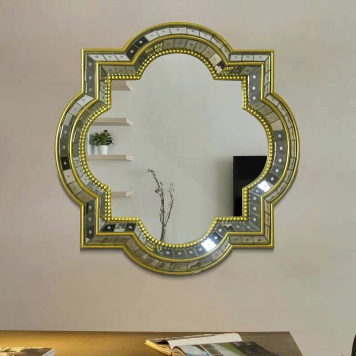 楽天市場】A043061高級豪華鏡 アンティーク調 壁掛け鏡 壁掛け 壁掛け  