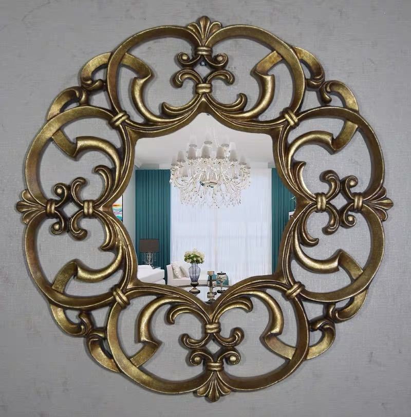 人気ショップ 豪華鏡 アンティーク調 壁掛け鏡 壁掛け ．壁掛けミラー