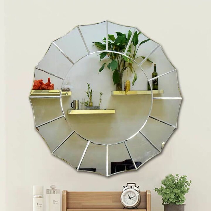 楽天市場】A048357高級豪華鏡 アンティーク調 壁掛け鏡 壁掛け 壁掛け  