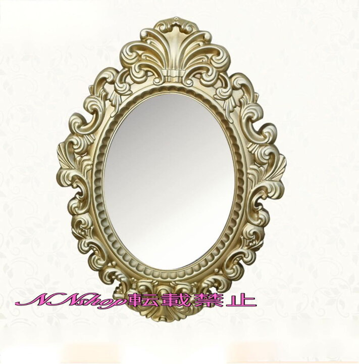 楽天市場】A040714高級豪華鏡 アンティーク調 ．壁掛け鏡 壁掛け  
