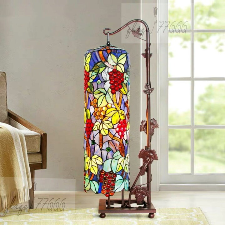 楽天市場】A036265ステンドグラスフロアライト 間接照明 フロア  