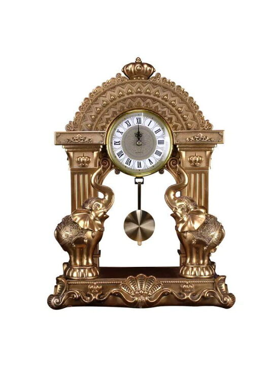 楽天市場】A045156テーブルクロック 置き時計 クロックアラーム 上品  