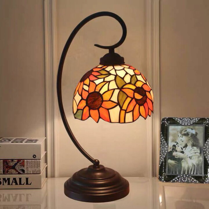 楽天市場】A009862ステンドグラスランプ 卓上スタンド 豪華テーブル  