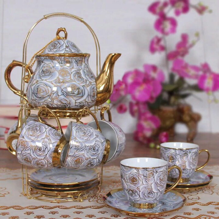 楽天市場】A026475ティー・コーヒーカップセット カップ＆ソーサー6客  