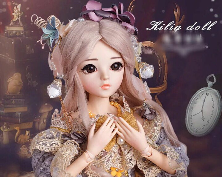 楽天市場】A059443プリンセスドール 60cm フランス人形本体 メイク 
