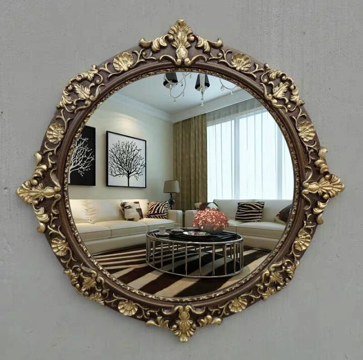 楽天市場】A022966豪華鏡 壁掛け鏡 アンティーク調 壁掛け 壁掛け  