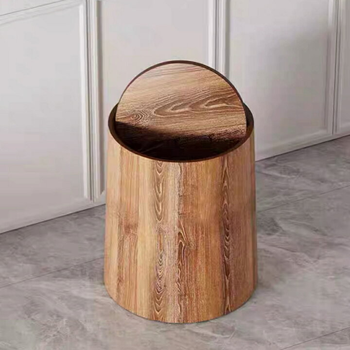 楽天市場】ごみ箱 ゴミ箱 木調 インテリア収納 キッチン用品 リビング  