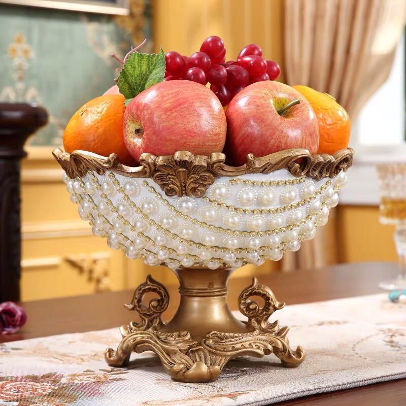 A04429 高級果物皿 盛り皿 お菓子皿、フルーツプレート、花柄豪華