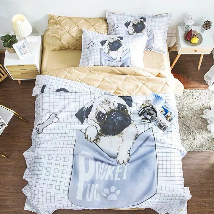 楽天市場】A061282ベッド用品3点セット掛け布団カバー 枕カバーワイド  