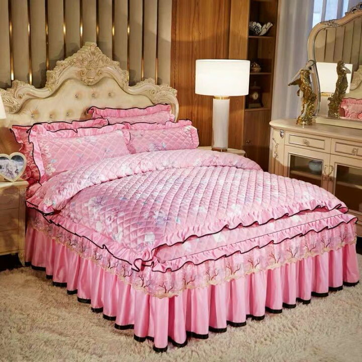 楽天市場】A008022高級ベッド用品4点セット掛け布団カバー 枕カバー  