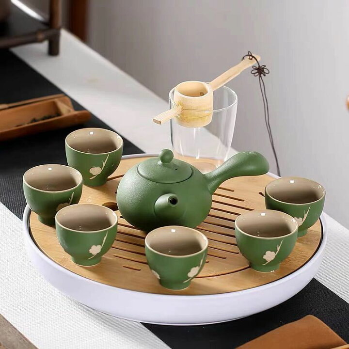 楽天市場】6客茶器揃 湯呑 急須 ポット ．茶器セット ティーセット 